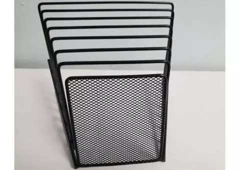 File Organizer Wire Mesh 7 Section Incline sorter